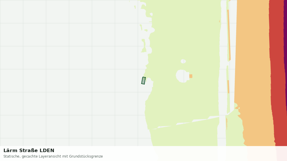 Statische Kartenansicht: Lärm Straße LDEN