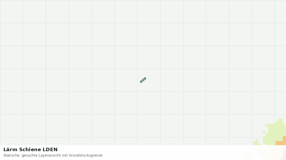 Statische Kartenansicht: Lärm Schiene LDEN