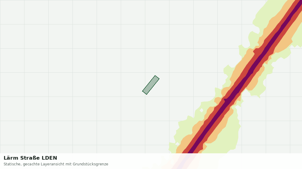 Statische Kartenansicht: Lärm Straße LDEN