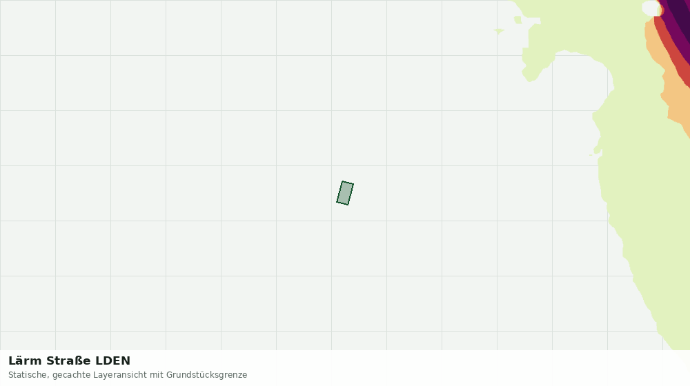Statische Kartenansicht: Lärm Straße LDEN