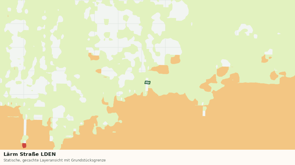 Statische Kartenansicht: Lärm Straße LDEN