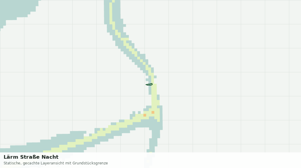 Statische Kartenansicht: Lärm Straße Nacht