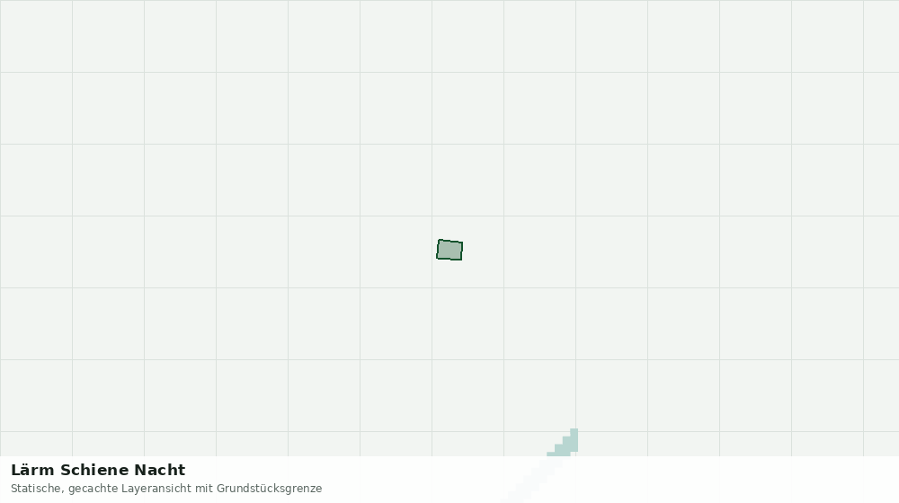 Statische Kartenansicht: Lärm Schiene Nacht
