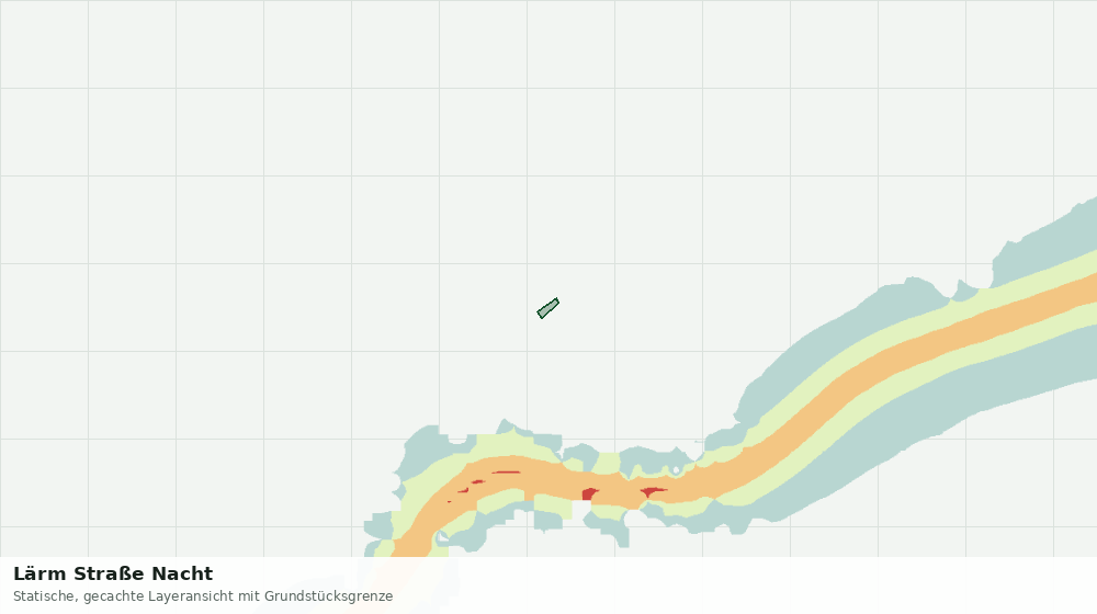 Statische Kartenansicht: Lärm Straße Nacht