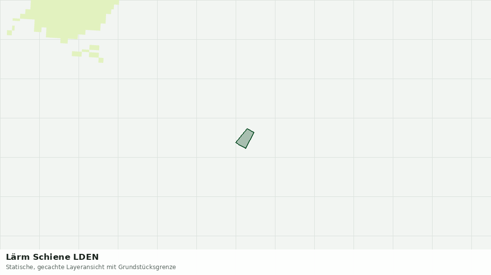 Statische Kartenansicht: Lärm Schiene LDEN