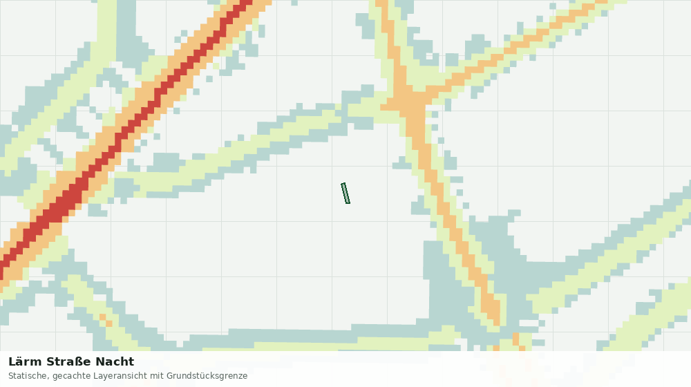 Statische Kartenansicht: Lärm Straße Nacht