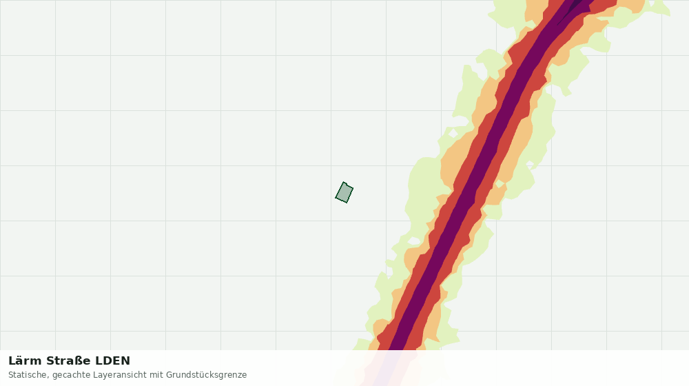 Statische Kartenansicht: Lärm Straße LDEN