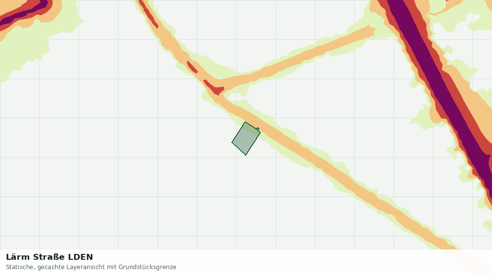Statische Kartenansicht: Lärm Straße LDEN
