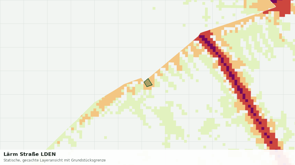 Statische Kartenansicht: Lärm Straße LDEN