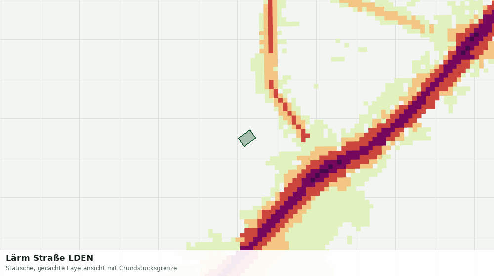 Statische Kartenansicht: Lärm Straße LDEN