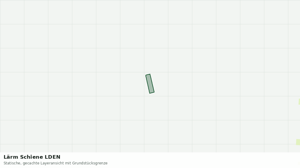 Statische Kartenansicht: Lärm Schiene LDEN