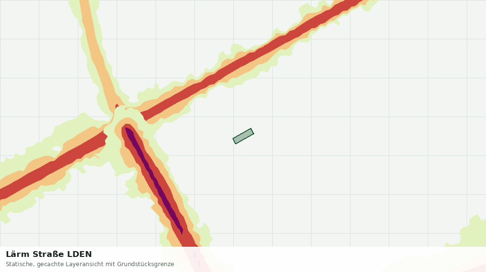 Statische Kartenansicht: Lärm Straße LDEN