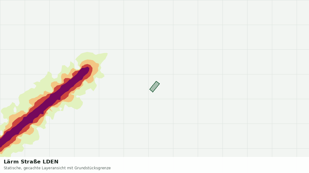 Statische Kartenansicht: Lärm Straße LDEN