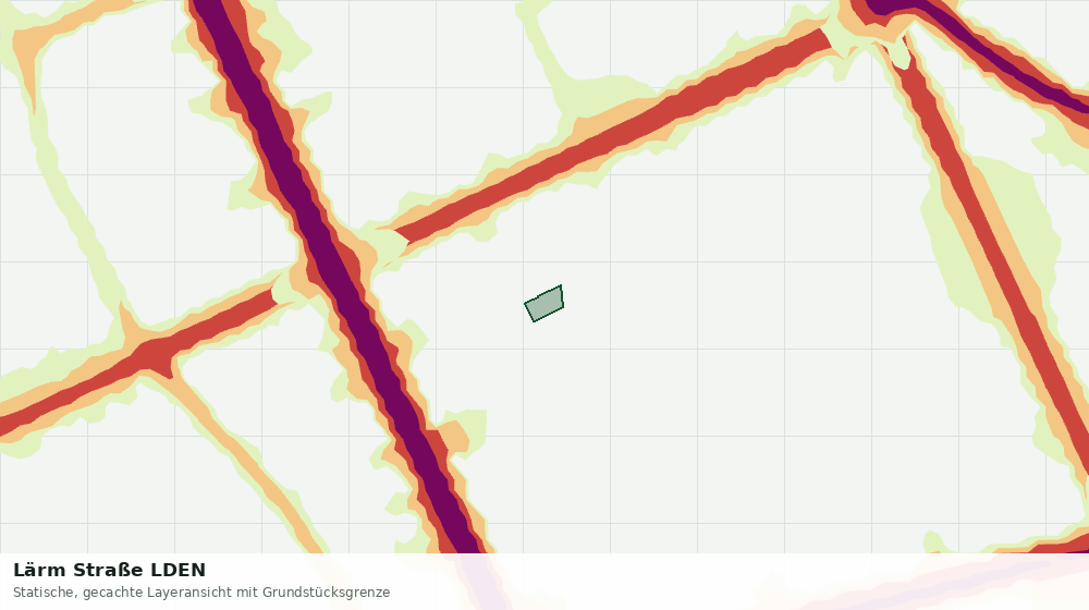 Statische Kartenansicht: Lärm Straße LDEN