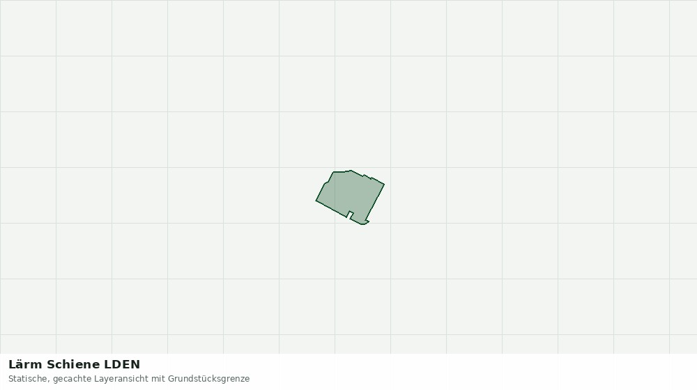 Statische Kartenansicht: Lärm Schiene LDEN