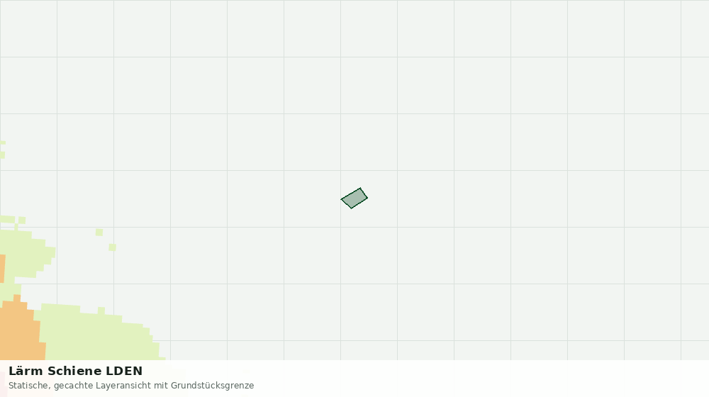 Statische Kartenansicht: Lärm Schiene LDEN