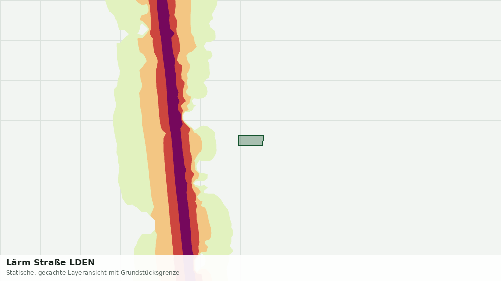 Statische Kartenansicht: Lärm Straße LDEN