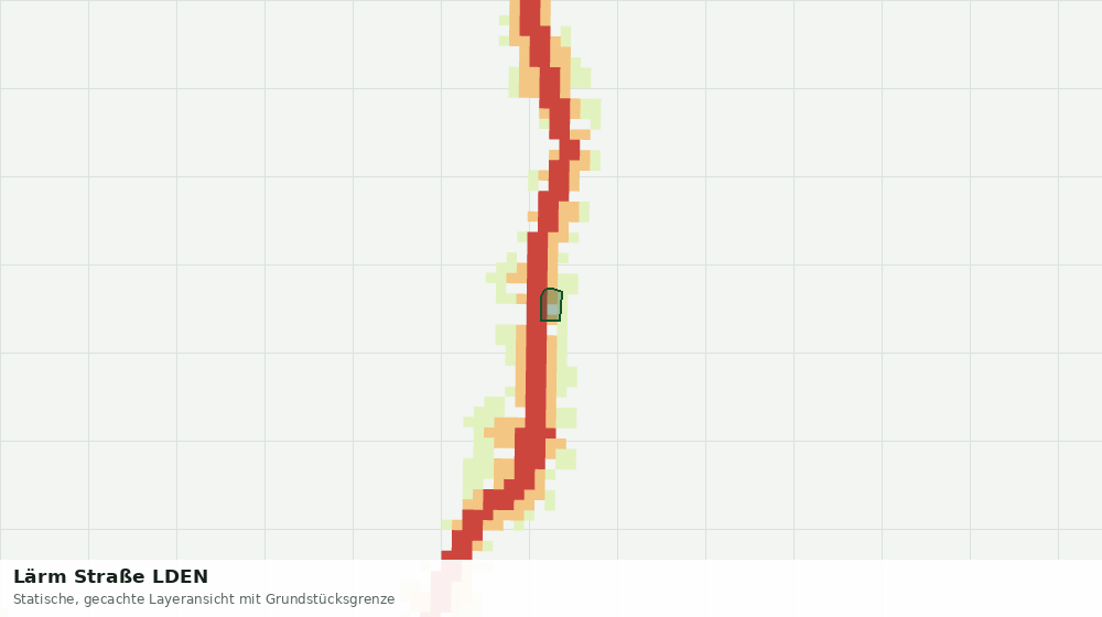 Statische Kartenansicht: Lärm Straße LDEN