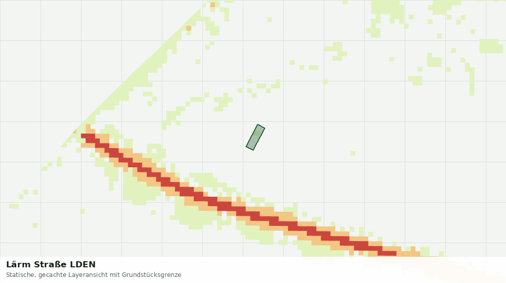 Statische Kartenansicht: Lärm Straße LDEN