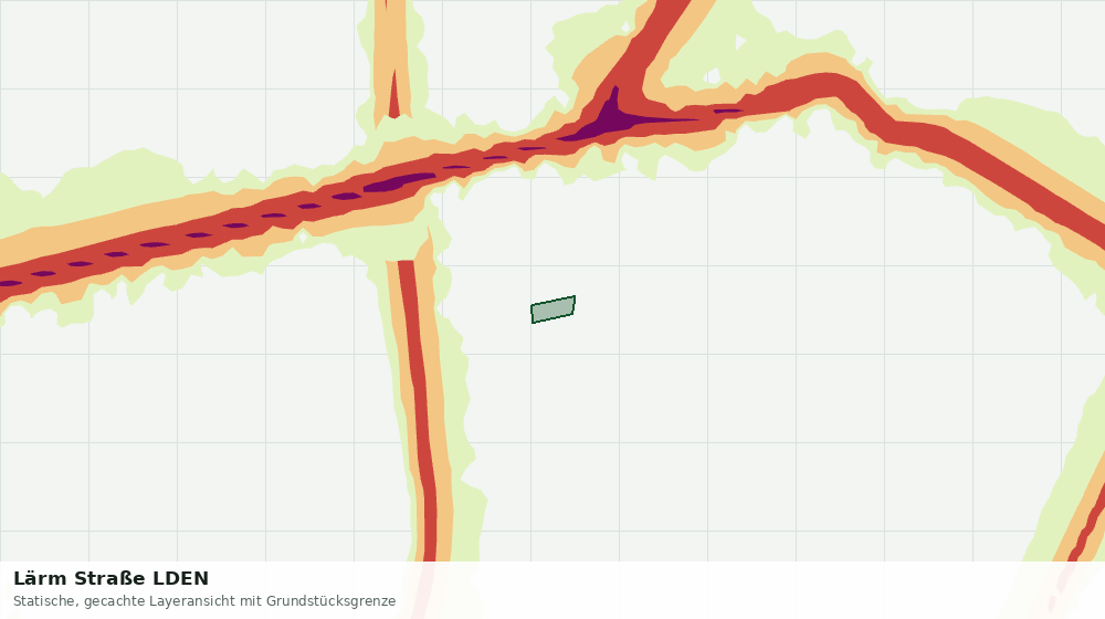 Statische Kartenansicht: Lärm Straße LDEN