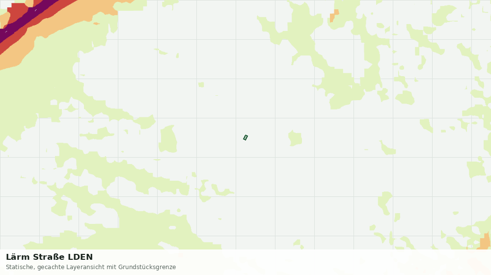 Statische Kartenansicht: Lärm Straße LDEN