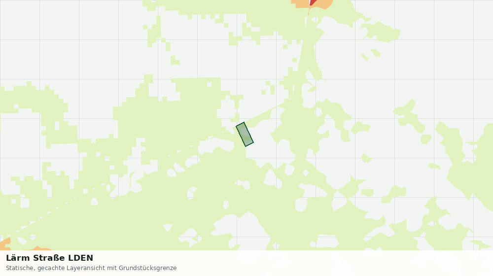 Statische Kartenansicht: Lärm Straße LDEN