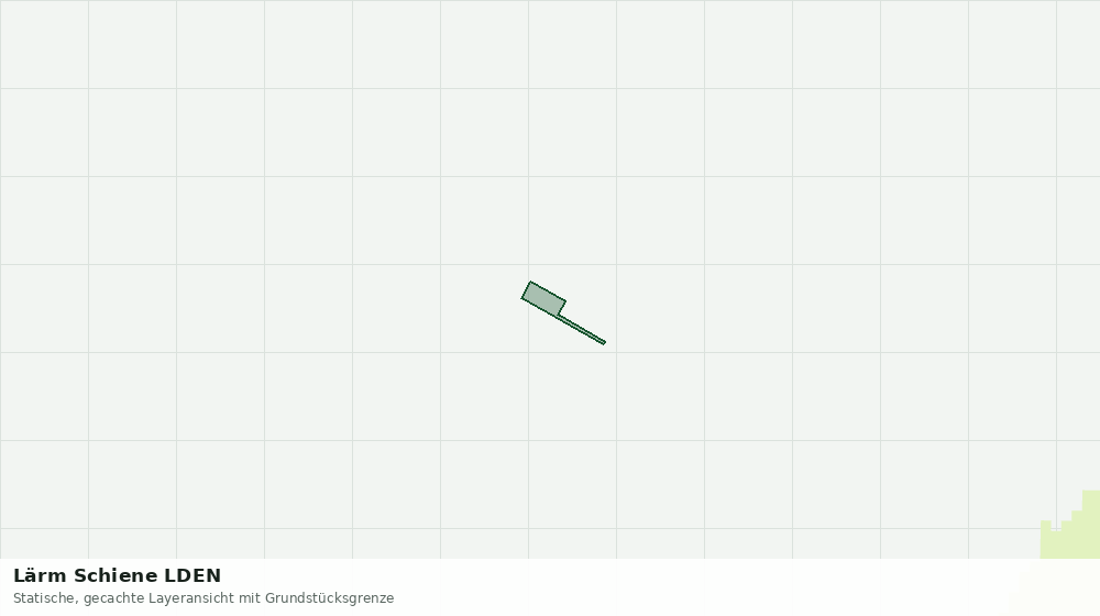 Statische Kartenansicht: Lärm Schiene LDEN