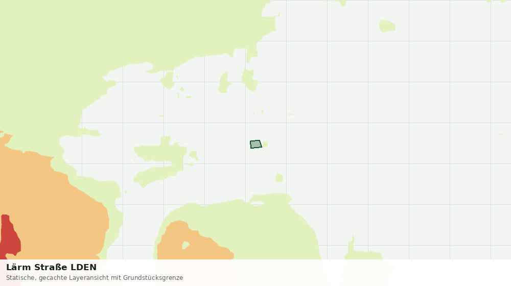 Statische Kartenansicht: Lärm Straße LDEN