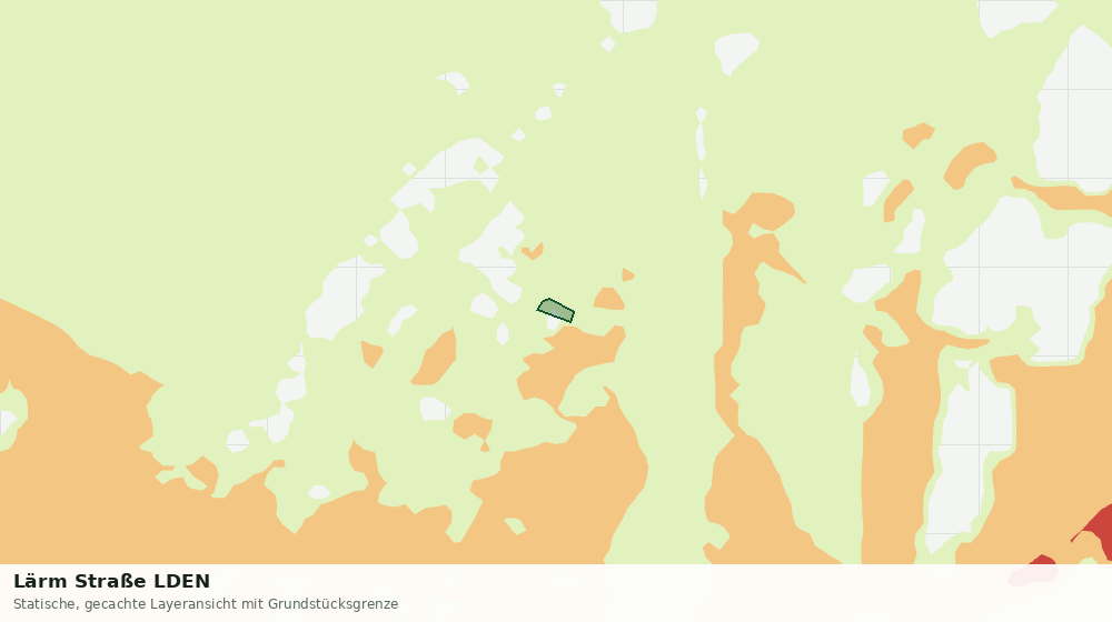 Statische Kartenansicht: Lärm Straße LDEN