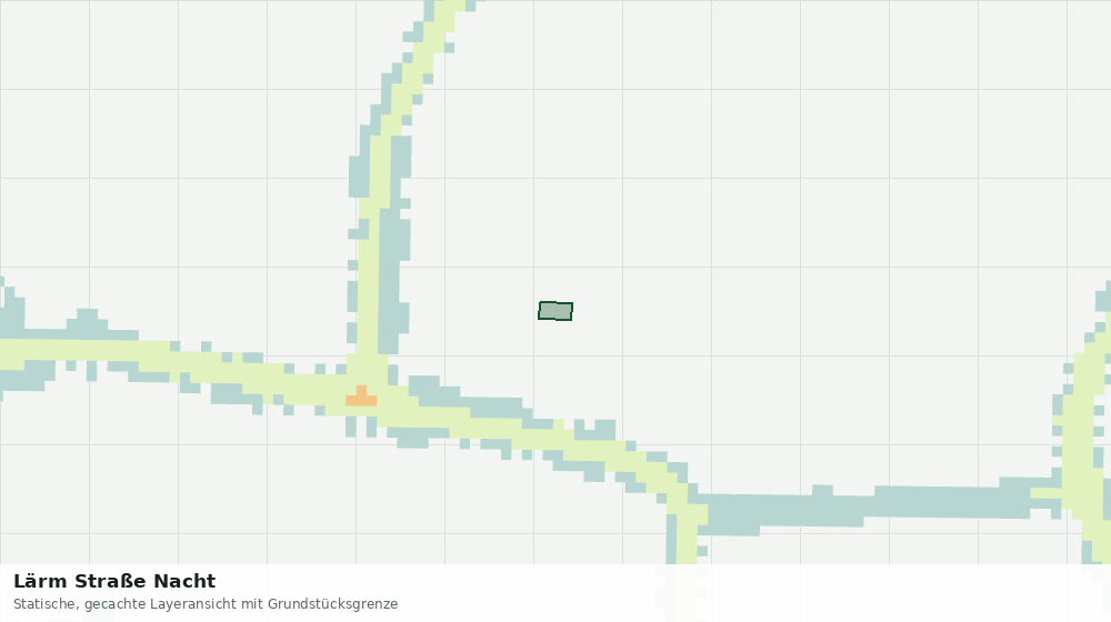 Statische Kartenansicht: Lärm Straße Nacht