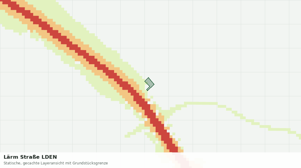 Statische Kartenansicht: Lärm Straße LDEN