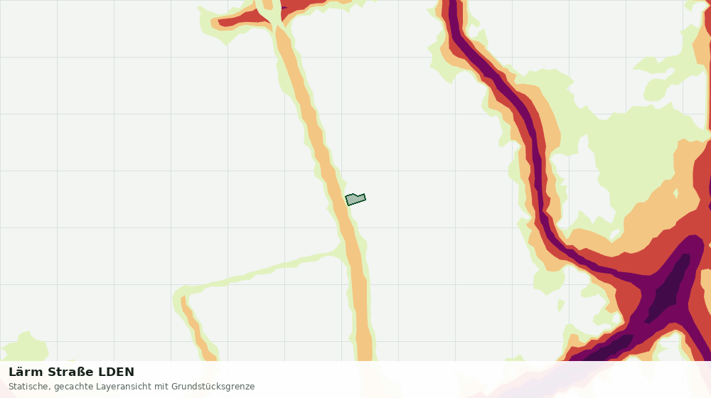 Statische Kartenansicht: Lärm Straße LDEN