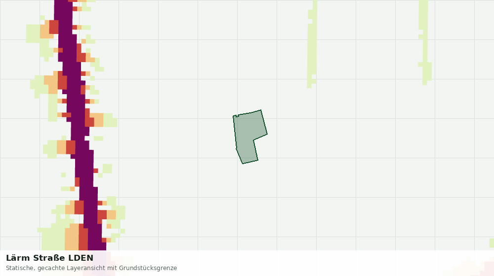 Statische Kartenansicht: Lärm Straße LDEN