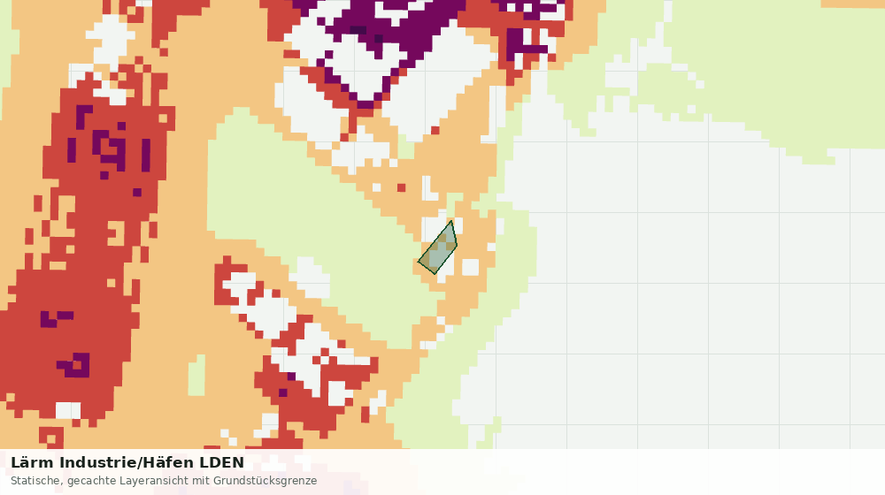 Statische Kartenansicht: Lärm Industrie/Häfen LDEN