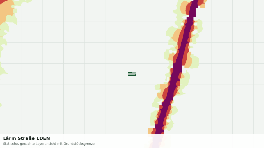 Statische Kartenansicht: Lärm Straße LDEN