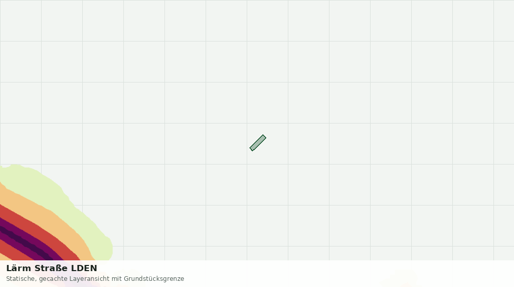 Statische Kartenansicht: Lärm Straße LDEN