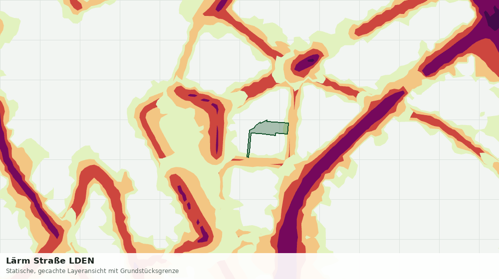 Statische Kartenansicht: Lärm Straße LDEN