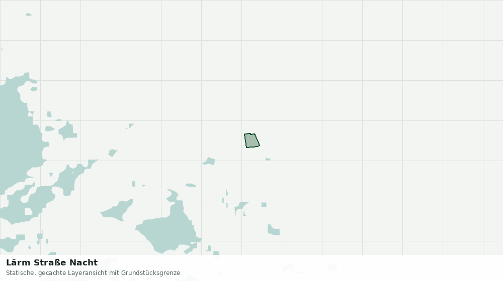 Statische Kartenansicht: Lärm Straße Nacht