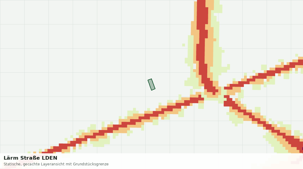 Statische Kartenansicht: Lärm Straße LDEN