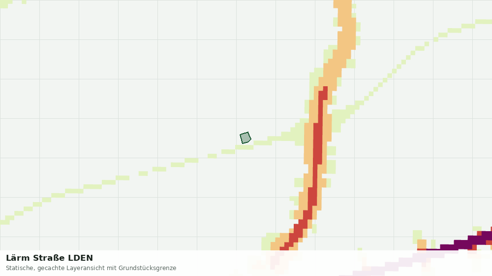 Statische Kartenansicht: Lärm Straße LDEN