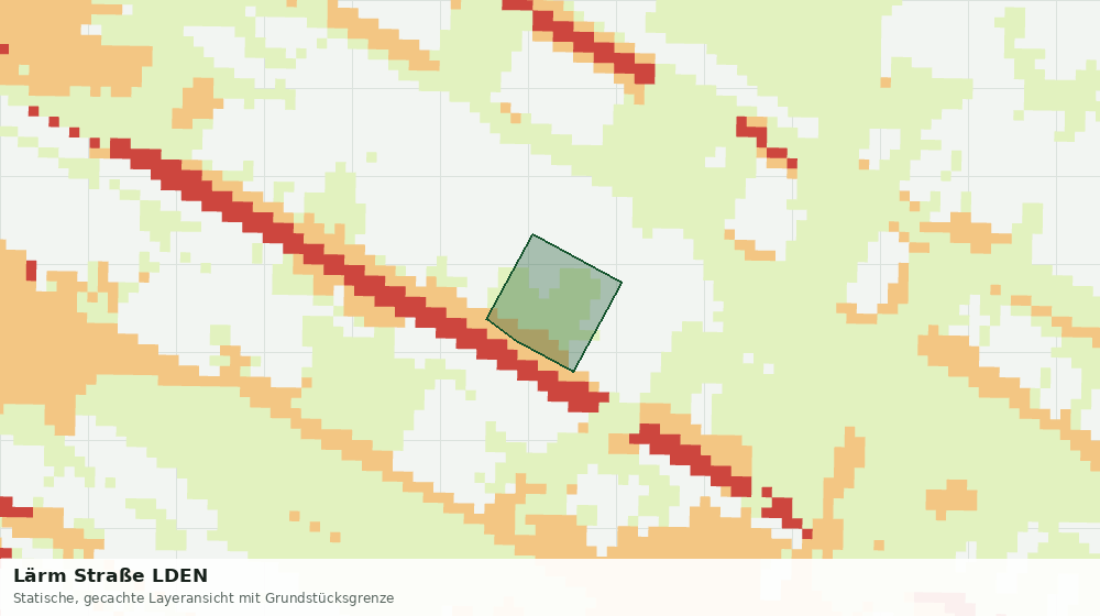 Statische Kartenansicht: Lärm Straße LDEN