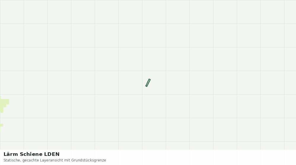 Statische Kartenansicht: Lärm Schiene LDEN
