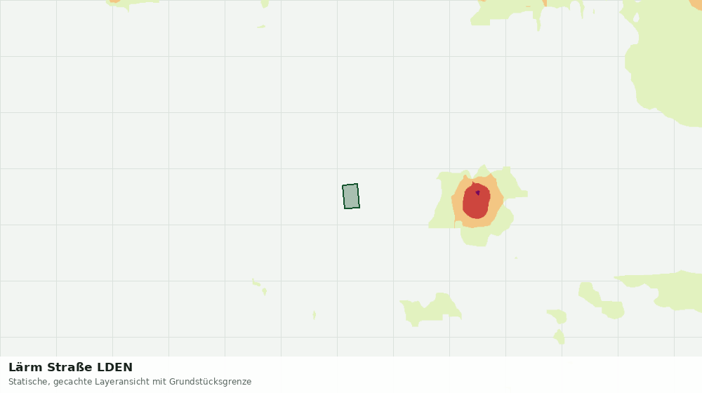 Statische Kartenansicht: Lärm Straße LDEN