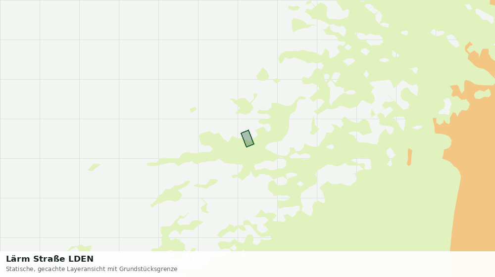 Statische Kartenansicht: Lärm Straße LDEN