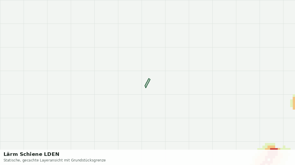Statische Kartenansicht: Lärm Schiene LDEN