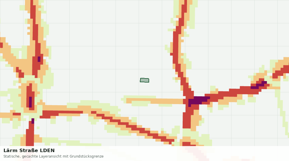 Statische Kartenansicht: Lärm Straße LDEN