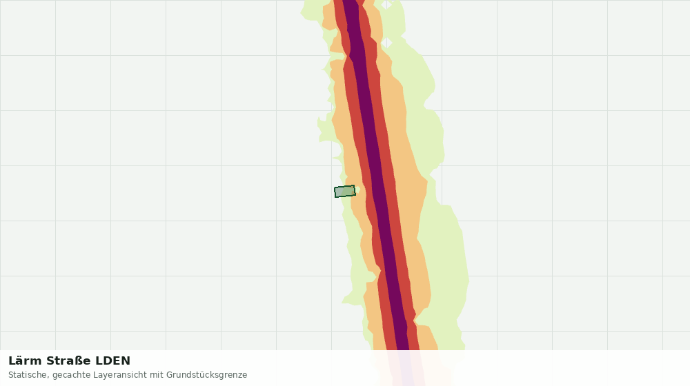Statische Kartenansicht: Lärm Straße LDEN
