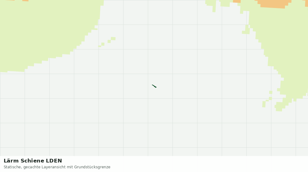 Statische Kartenansicht: Lärm Schiene LDEN