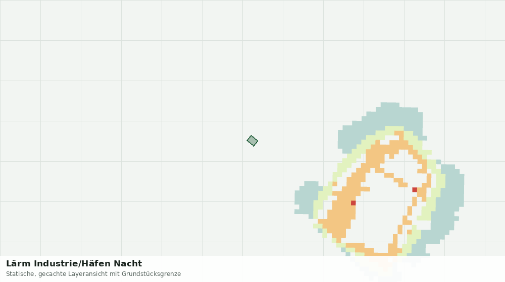Statische Kartenansicht: Lärm Industrie/Häfen Nacht