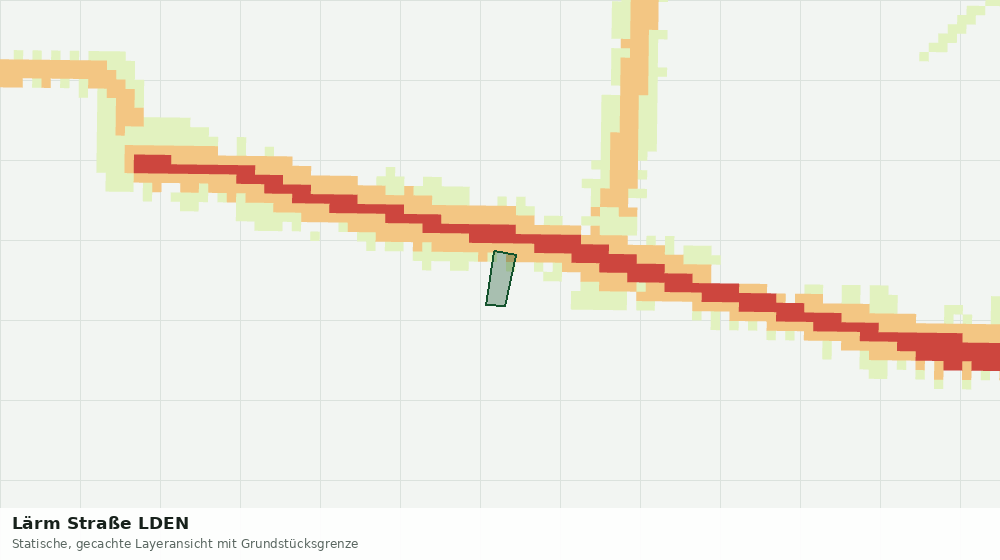 Statische Kartenansicht: Lärm Straße LDEN